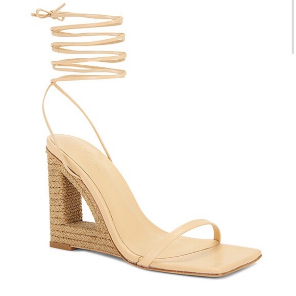RAYE Shoes - Vega Wedge in Nude RAYE Size 6 MSRP$188